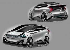 Mitsubishi Concept CA-MiEV 2013 года 